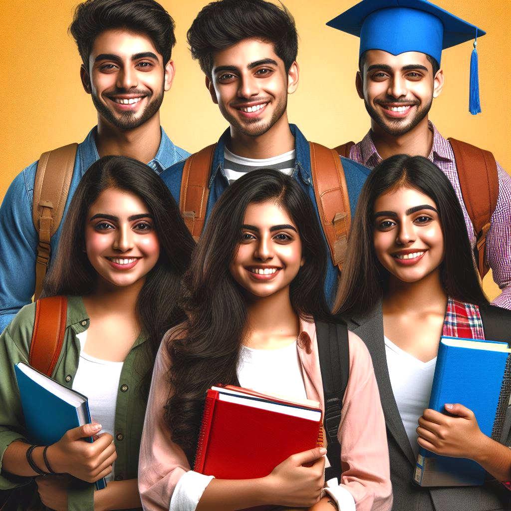 Image showing college students